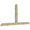 Ekena Millwork Portland Rough Sawn Timber Gable Bracket, Douglas Fir, 108"W x 54"H x 4"D x 6"F, 12/12 Pitch GBW108X54X0406POR00RDF - alternate 3